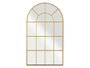 Giftdecor Espejo Ventanal Curvado Oro 120 x 70 cm