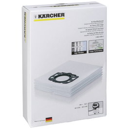 Karcher Pack de 4 bolsas de filtro de guata para WD4, WD5 y WD6