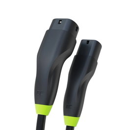 Green Cell Cable de Carga EV GC Snap Type 2 de 11kW, 5m para Tesla, VW ID.4, Kia EV6, Hyundai IONIQ 5, Ford Mach-E