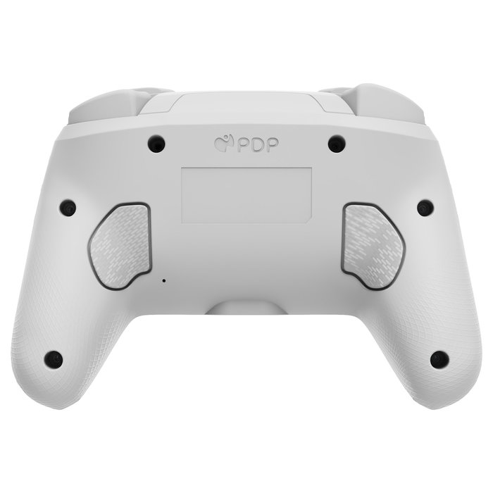 PDP Controller Afterglow Wave Inalámbrico para Nintendo Switch/Nintendo Switch OLED - Joystick Analógico, Retroiluminación LED Multicolor, 40h Batería, Blanco