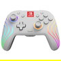 PDP Controller Afterglow Wave Inalámbrico para Nintendo Switch/Nintendo Switch OLED - Joystick Analógico, Retroiluminación LED Multicolor, 40h Batería, Blanco