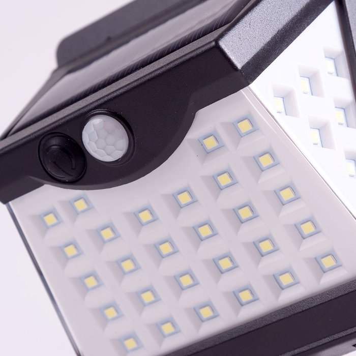 Aplique de Pared LED Solar con Sensor PIR IP65 Blanco Frío 6000ºK
