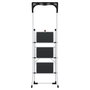 Hailo K75 ComfortLine Escalera de tijera de 3 peldaños