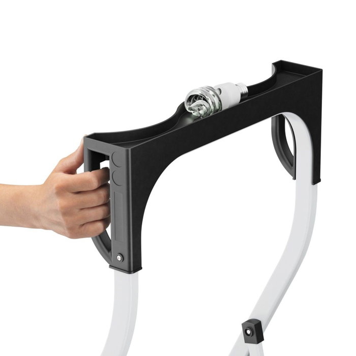 Hailo K75 ComfortLine Escalera de tijera de 3 peldaños