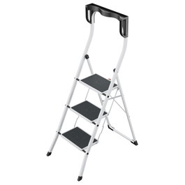 Hailo K75 ComfortLine Escalera de tijera de 3 peldaños
