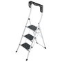 Hailo K75 ComfortLine Escalera de tijera de 3 peldaños