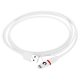 Silver ht Cable Combo Lightning + Micro USB 1.5m MFI Carga Rápida 5V/2.4A Compatible con iPhone y Android - Blanco