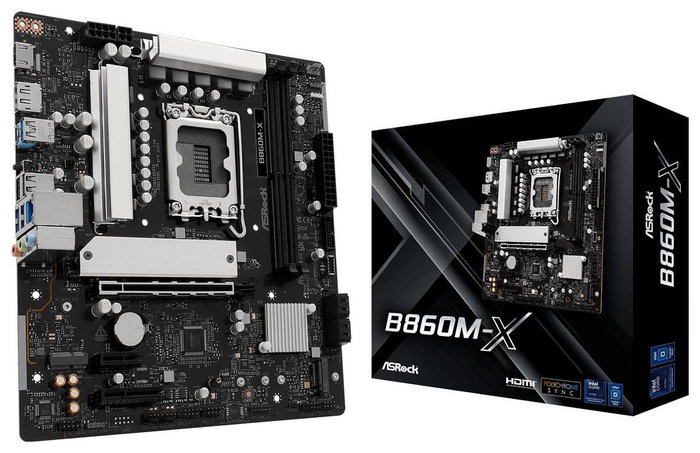 ASRock B860M-X Micro ATX Intel B860 LGA 1851 DDR5