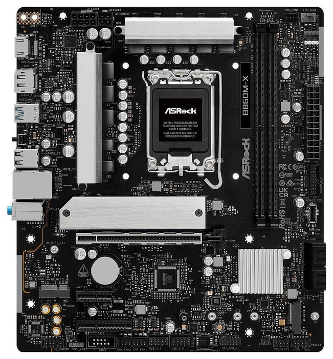 ASRock B860M-X Micro ATX Intel B860 LGA 1851 DDR5