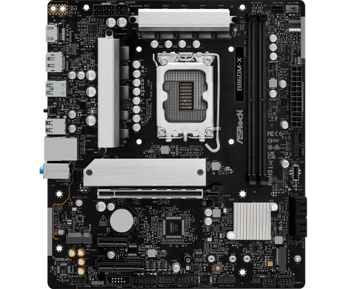 ASRock Placa Base B860M-X para Intel Core Ultra (Series 2), Socket LGA 1851, Chipset Intel B860, DDR5, M.2, SATA III, 2.5Gb Ethernet, Micro ATX ASRock Placa Base B860M-X para Intel Core Ultra (Series 2), Socket LGA 1851, Chipset Intel B860, DDR5, M.2, SATA III, 2.5Gb Ethernet, Micro ATX