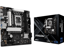 ASRock Placa Base B860M-X para Intel Core Ultra (Series 2), Socket LGA 1851, Chipset Intel B860, DDR5, M.2, SATA III, 2.5Gb Ethernet, Micro ATX