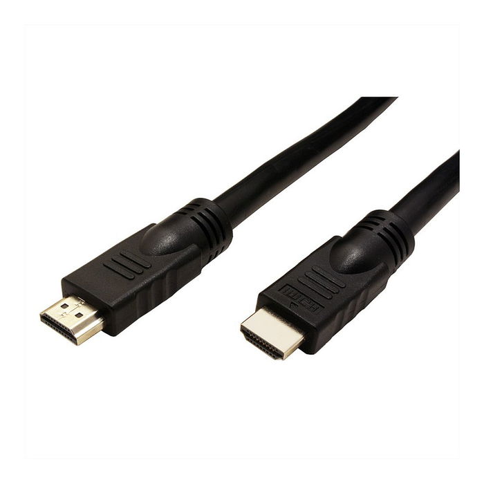 ROLINE Cable HDMI Ultra HD 4K Activo de 20 m Negro, Alta Velocidad 18 Gbps, 4K/60Hz, HDR, Ethernet, Compatible con Serie UHDMI ROLINE Cable HDMI Ultra HD 4K Activo de 20 m Negro, Alta Velocidad 18 Gbps, 4K/60Hz, HDR, Ethernet, Compatible con Serie UHDMI