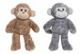 DKD Home Decor Peluche Mono Gris Marron Poliester 28 x 46 x 35 cm (6 Unidades)