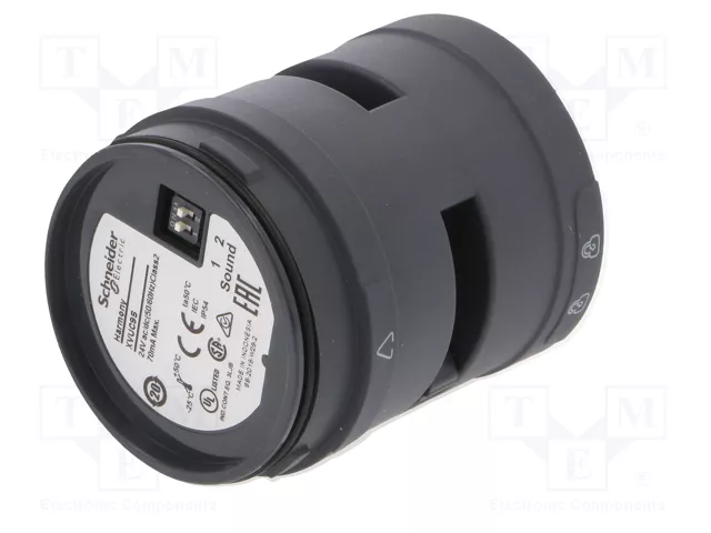 SCHNEIDER ELECTRIC Harmony XVU Señalizador Acústico Negro 24VDC