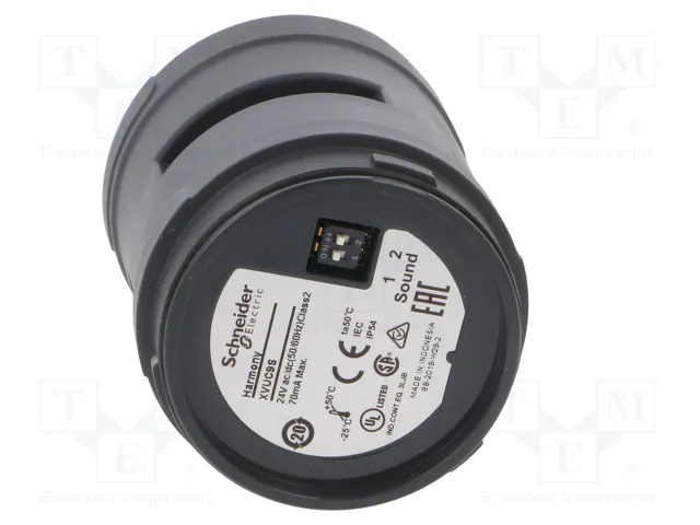SCHNEIDER ELECTRIC Harmony XVU Señalizador Acústico Negro 24VDC