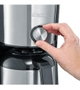 Severin KA 4845 Cafetera con jarra térmica de acero inoxidable, 1000W, 8 tazas, apagado automático Filtro basculante