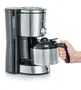 Severin KA 4845 Cafetera con jarra térmica de acero inoxidable, 1000W, 8 tazas, apagado automático Filtro basculante
