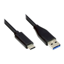 GoodConnections GC-M0126 Cable USB 3.2 Gen 1 USB-A a USB-C 0.5m 5Gbps Negro