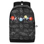 Friends Mochila HS FAN 2.0 Lights Urbana Negra para Uso Diario y Viaje Ligera 44x31x18cm