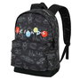 Friends Mochila HS FAN 2.0 Lights Urbana Negra para Uso Diario y Viaje Ligera 44x31x18cm