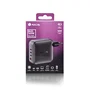 NGS Cargador de Pared GaN 165W con 3 USB-C y 1 USB-A Negro
