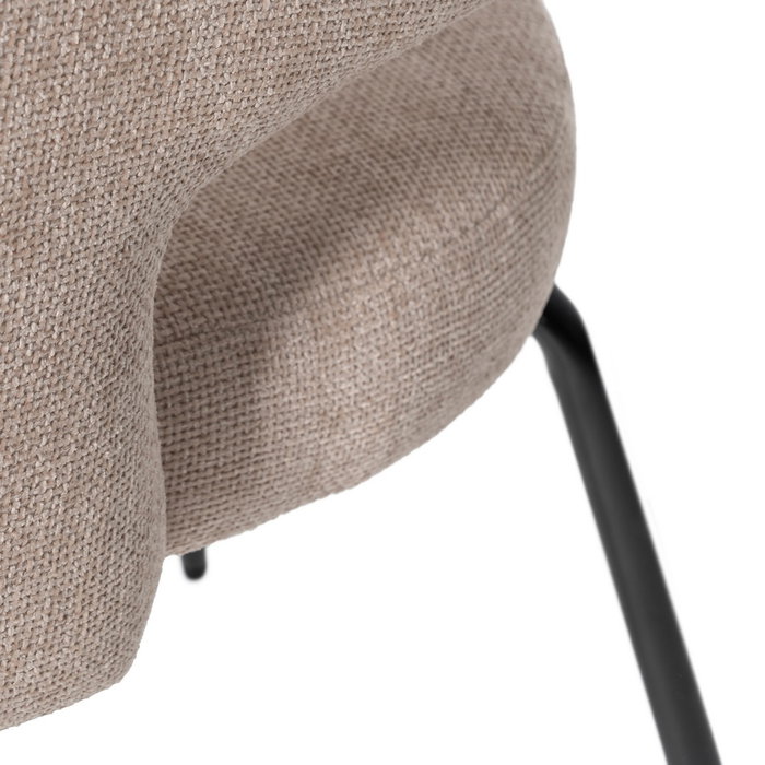 Ixia Silla Beige Tejido-Metal Contract
