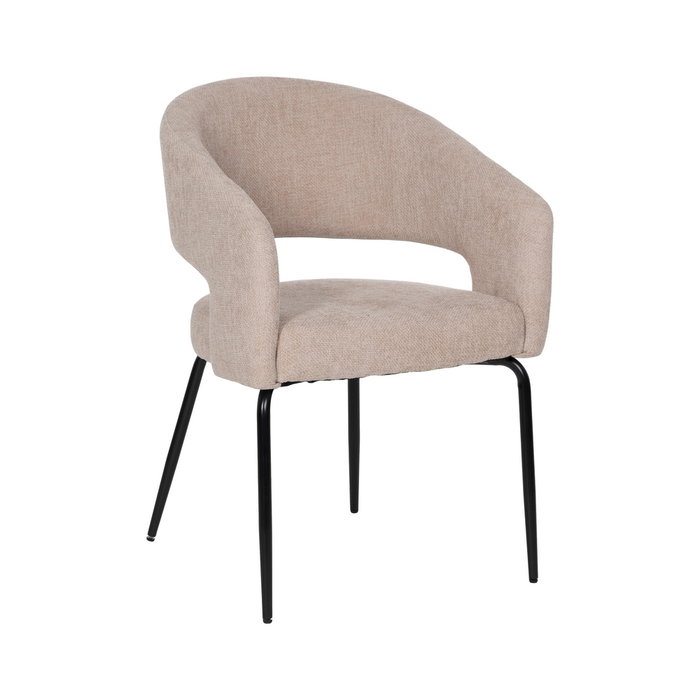 Ixia Silla Beige Tejido-Metal Contract