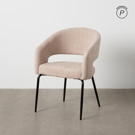 Ixia Silla Beige Tejido-Metal Contract