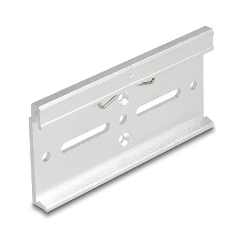 DeLOCK 67148 Clip de montaje de aluminio para riel 100,0 x 47,8 mm plata