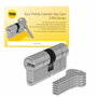 Yale Cilindro de cierre desmontable 30 x 40 mm con 10 pines y 5 llaves