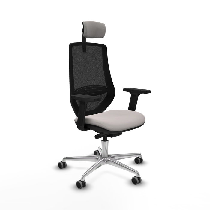 PIQUERAS Y CRESPO Silla de oficina Mardos con mecanismo Sincro/Traslack Blanco/Negro PIQUERAS Y CRESPO Silla de oficina Mardos con mecanismo Sincro/Traslack Blanco/Negro
