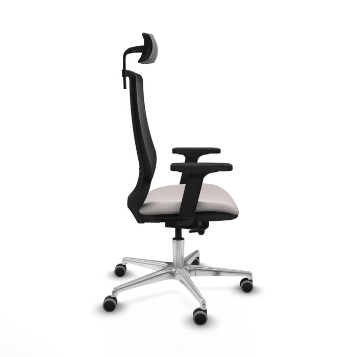 PIQUERAS Y CRESPO Silla de oficina Mardos con mecanismo Sincro/Traslack Blanco/Negro PIQUERAS Y CRESPO Silla de oficina Mardos con mecanismo Sincro/Traslack Blanco/Negro