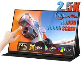 Zeuslap P16KT Monitor Portátil Táctil 16" 2.5K 144Hz IPS USB-C