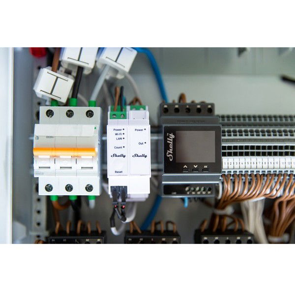 Shelly Pro 3EM Switch Add-On Accesorio Pro 3EM 120A