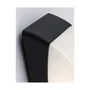 RABALUX Opole Aplique de Exterior Negro Mate con Pantalla Blanca IP65