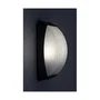 RABALUX Opole Aplique de Exterior Negro Mate con Pantalla Blanca IP65