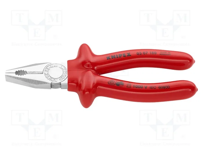 KNIPEX Alicates universales con aislamiento 180 mm KNIPEX Alicates universales con aislamiento 180 mm