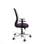 PIQUERAS Y CRESPO Silla de oficina Zulema con mecanismo Sincro/Traslack, Morado y Blanco