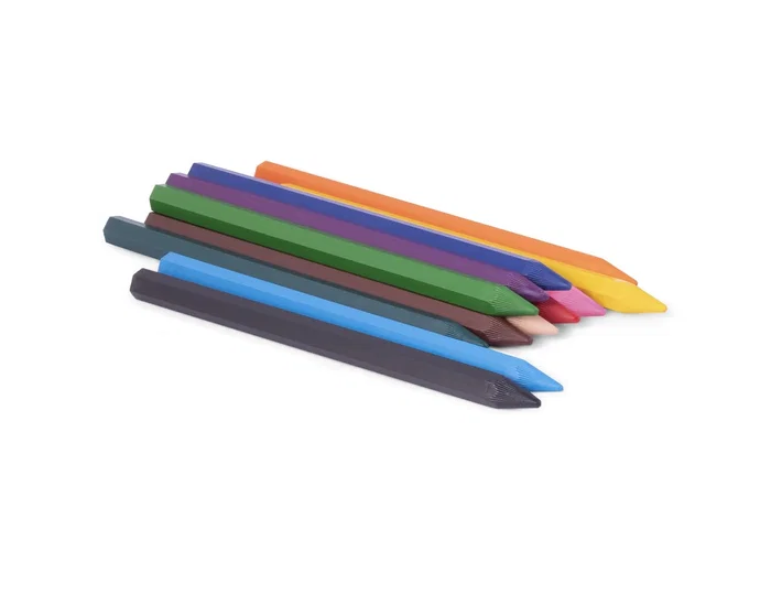 Jovi Lápices de Cera Hexagonales Colores Surtidos Caja de 12 Unidades