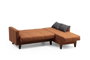 Atelier Del Sofa Conjunto de Sofá 2 Piezas, Polya L - Tile Red, Sofá Rinconero 216cm y Sillón 75cm