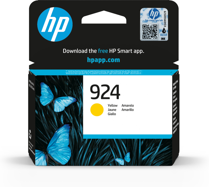 HP Cartucho de Tinta Original 924 Amarillo, 400 Páginas HP Cartucho de Tinta Original 924 Amarillo, 400 Páginas