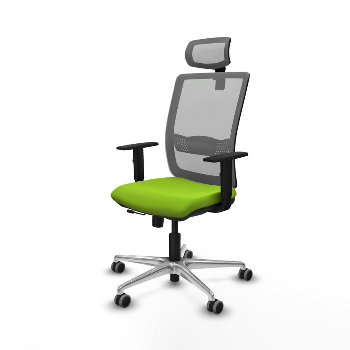 PIQUERAS Y CRESPO Silla de oficina Haches Pistacho/Gris PIQUERAS Y CRESPO Silla de oficina Haches Pistacho/Gris