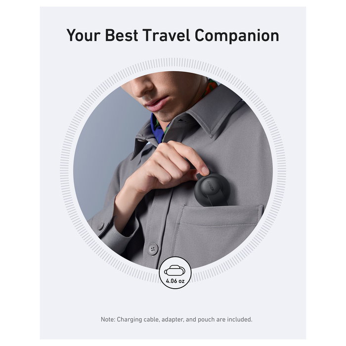 Anker B25M8H11 Estación de Carga Inalámbrica MagGo 3 en 1 Plegable Negro para iPhone Apple Watch AirPods Carga Rápida 15W