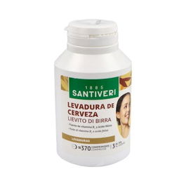 SANTIVERI Levadura de Cerveza 350 Comp. Rico en Proteínas y Vitaminas B, Apto para Veganos