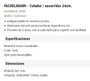 Fackelmann Colador/Escurridor de acero inoxidable 24 cm
