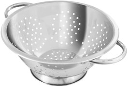 Fackelmann Colador/Escurridor de acero inoxidable 24 cm