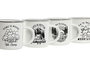 DKD Home Decor Set de Tazas Camping en Porcelana y New Bone, Surtido de 12 unidades