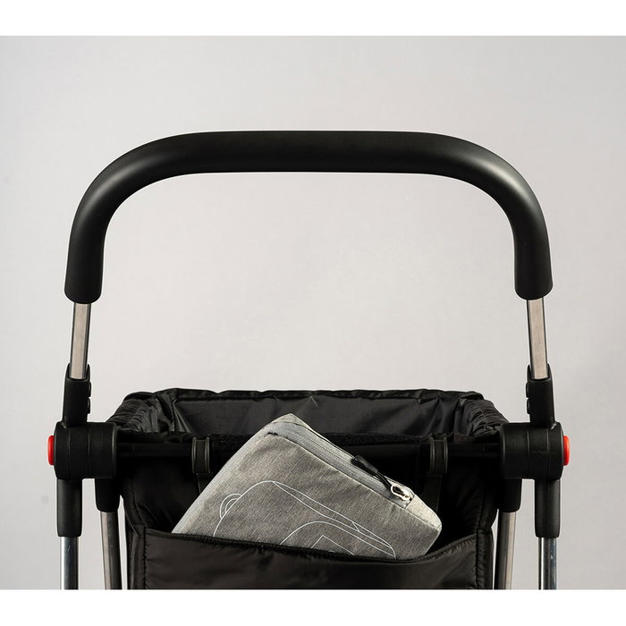 Rolser Basket MF 4B Carro de la Compra Plegable Negro