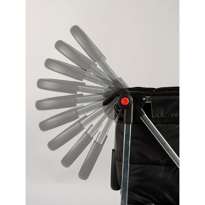 Rolser Basket MF 4B Carro de la Compra Plegable Negro