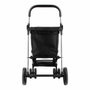 Rolser Basket MF 4B Carro de la Compra Plegable Negro